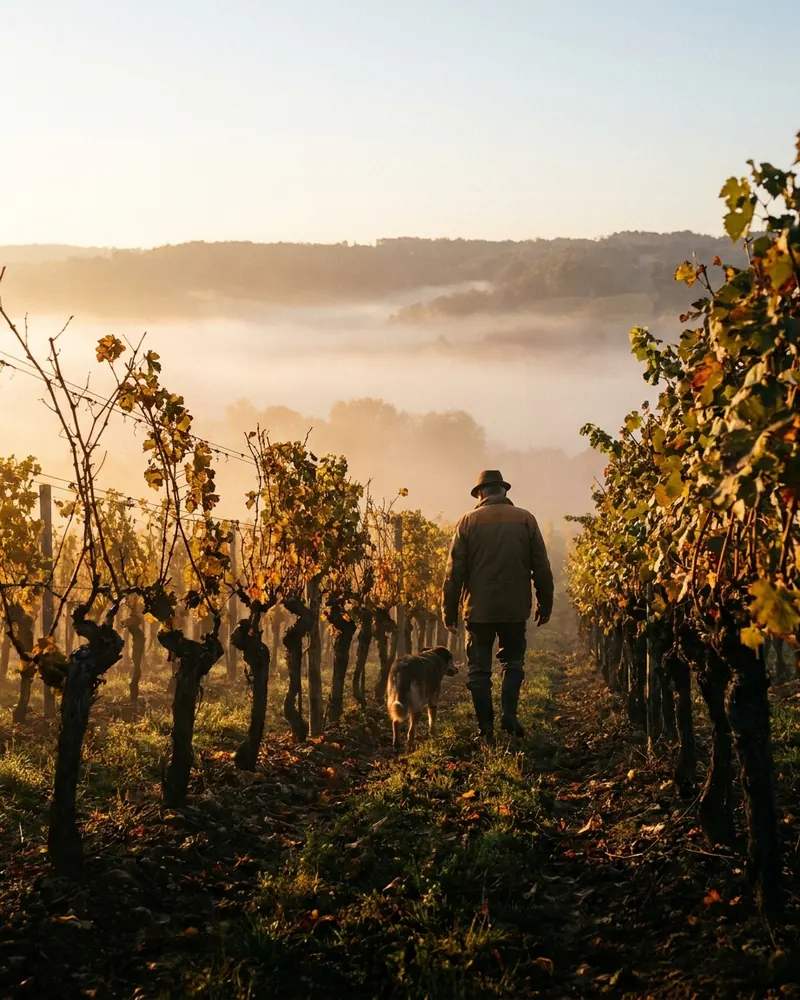 Example post for a vineyard