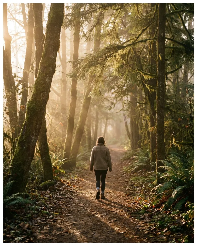 Example post for a wellness retreat